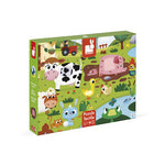 Puzzle tactile - Les animaux de la ferme