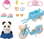 Sylvanian Families - La fille panda avec son vélo