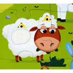 Puzzle tactile - Les animaux de la ferme