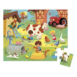 Puzzle - une journee à la ferme 24pcs