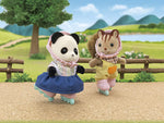 Sylvanian Families - La fille panda avec son vélo