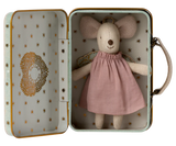 Angel mouse in suitcase