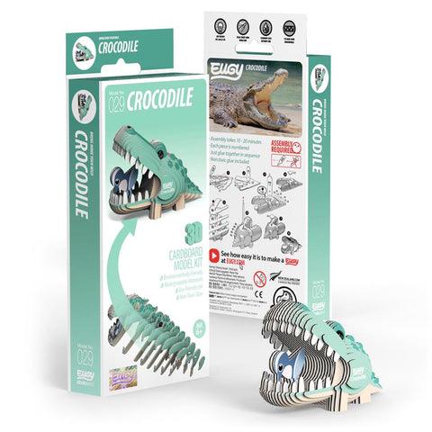 Kit crocodile 3D cardboard