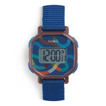 blue volute - Montre Ticlock